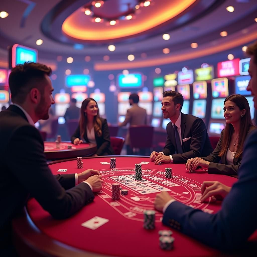 Tampilan antarmuka permainan kasino Tower Rush yang bersih dan mudah digunakan untuk semua jenis game